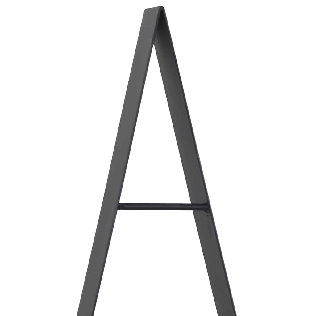 vidaXL Metalowa choinka świąteczna z podstawą Czarny 150 cm Stal