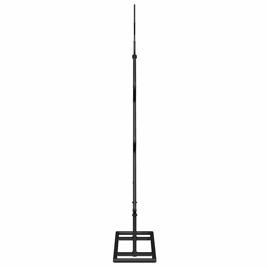 vidaXL Metalowa choinka świąteczna z podstawą Czarny 60 cm Stal