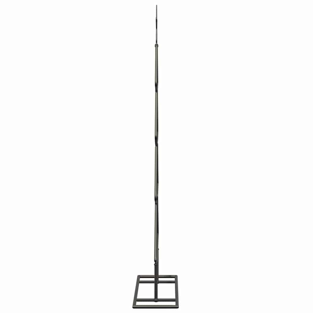 vidaXL Metalowa choinka świąteczna z podstawą Czarny 90,5 cm Stal