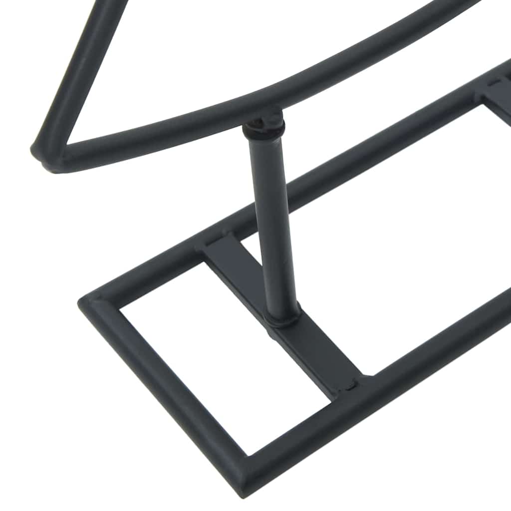 vidaXL Metalowa choinka świąteczna Czarny 180 cm Stal