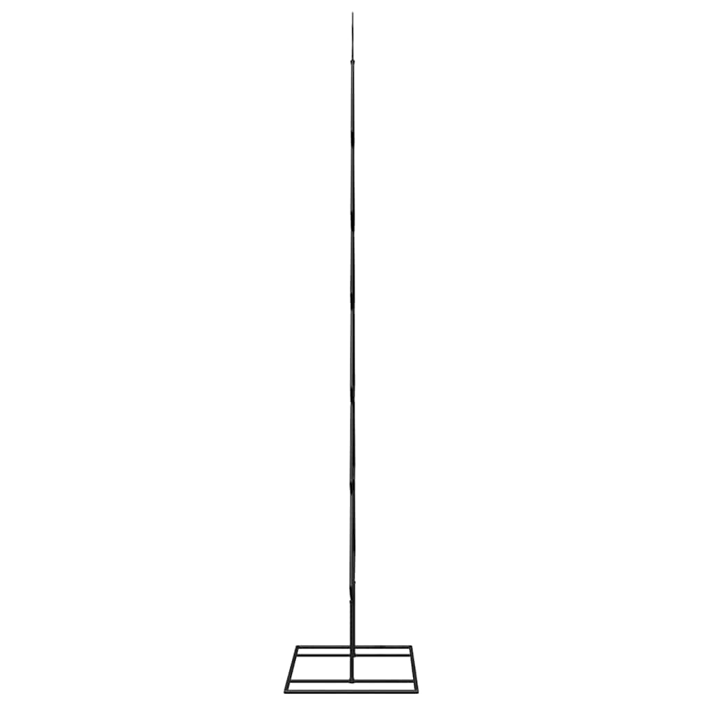 vidaXL Metalowa choinka świąteczna Czarny 180 cm Stal