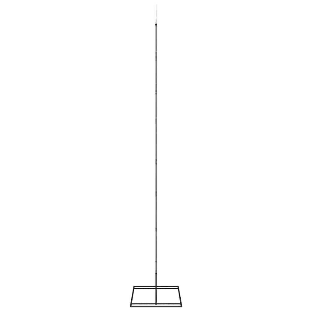 vidaXL Metalowa choinka świąteczna Czarny 210 cm Stal