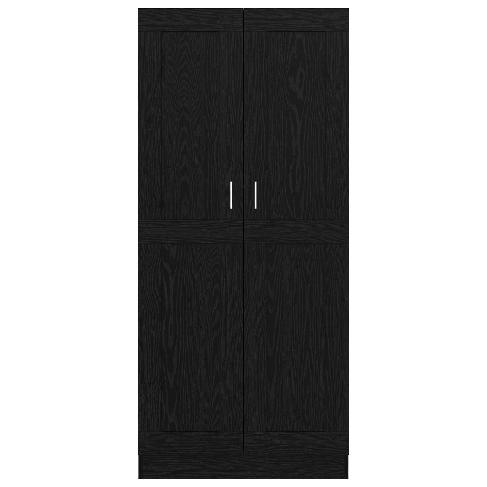vidaXL Szafka na książki Czarny Dąb 82,5 x 30,5 x 185 cm