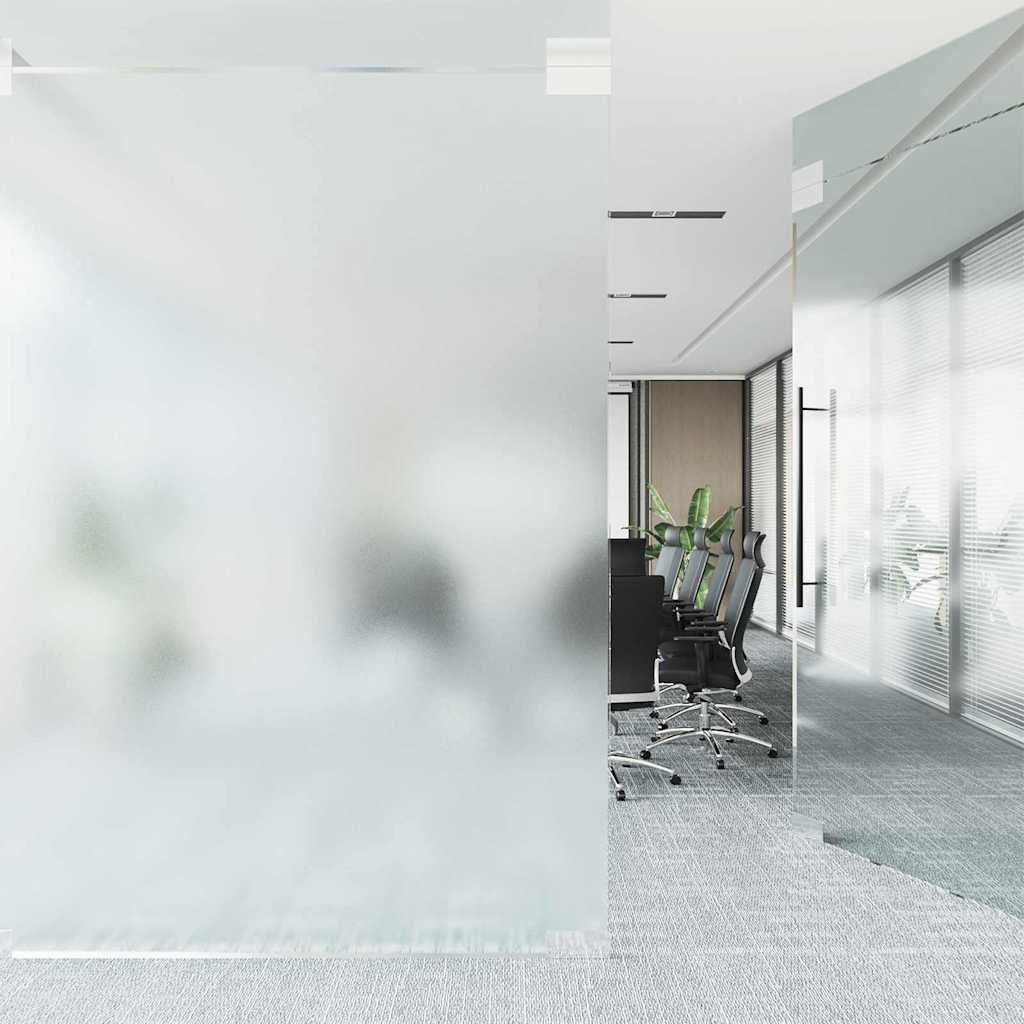 vidaXL Statyczna folia okienna Szary matowy 60 x 500 cm PVC