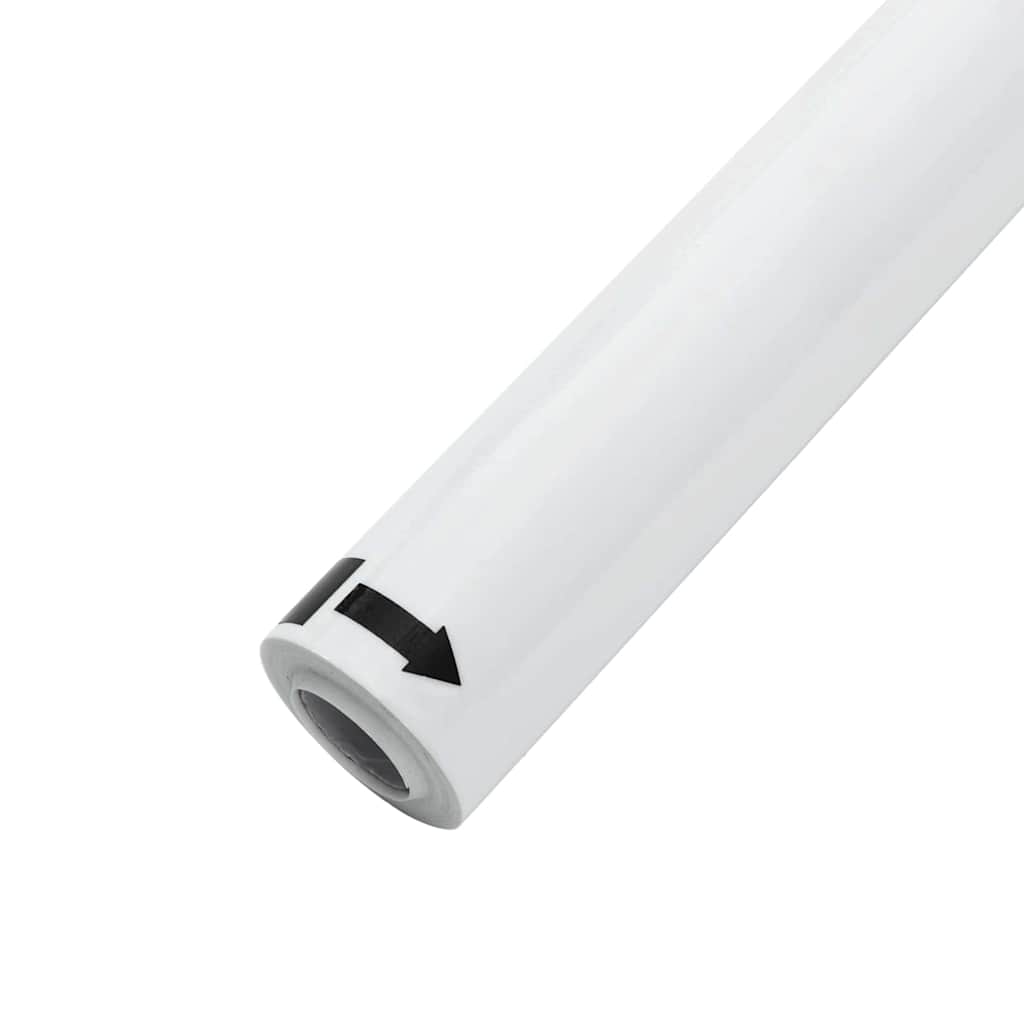vidaXL Statyczna folia okienna Biały matowy 45 x 1000 cm PVC