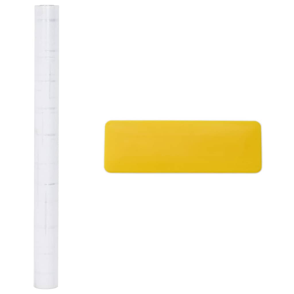 vidaXL Statyczna folia okienna Wzór gwiazdy 45 x 500 cm PVC