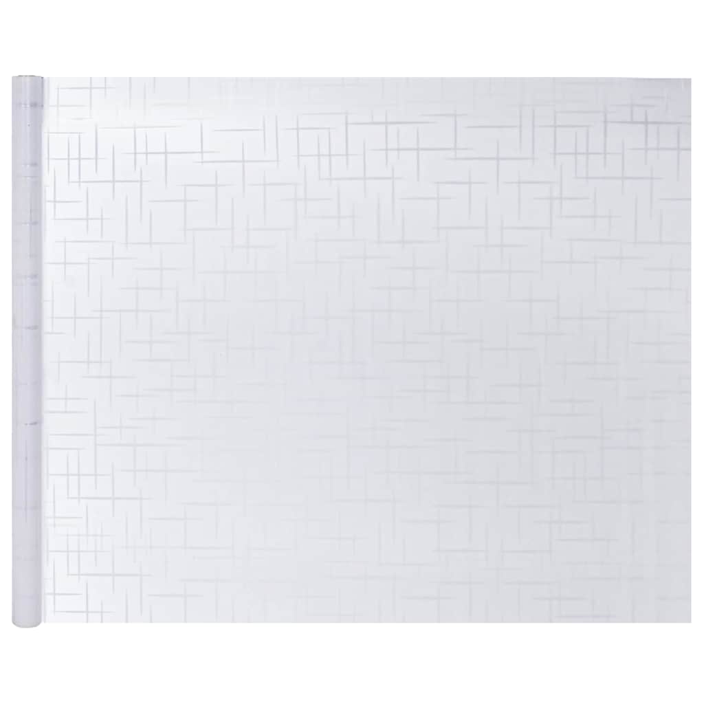 vidaXL Statyczna folia okienna Wzór gwiazdy 90 x 500 cm PVC