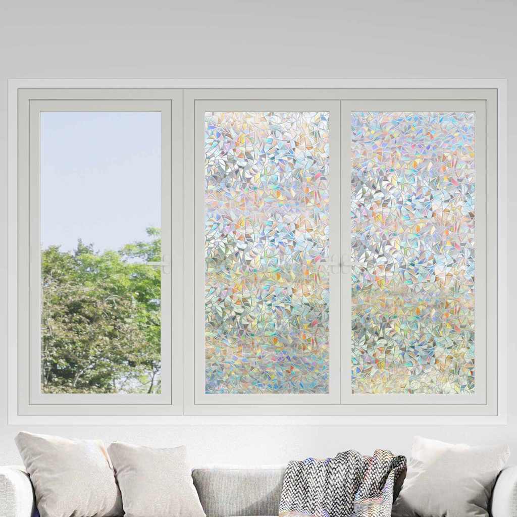vidaXL Statyczna folia okienna przezroczysty 60 x 2000 cm PVC