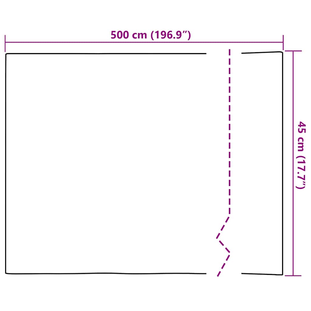 vidaXL Samoprzylepna Folia Okienna Szary matowy 45 x 500 cm PVC