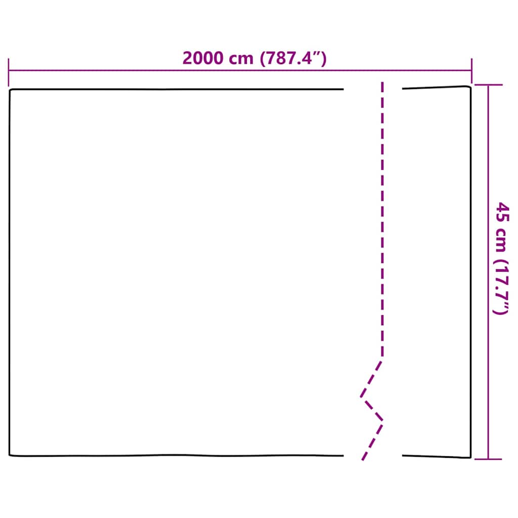 vidaXL Samoprzylepna Folia Okienna Biały matowy 45 x 2000 cm PVC