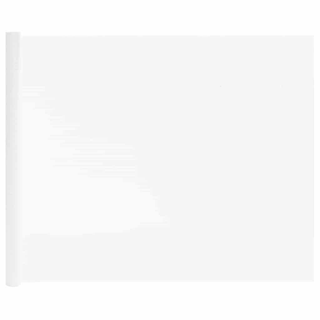 vidaXL Samoprzylepna Folia Okienna Biały matowy 90 x 500 cm PVC