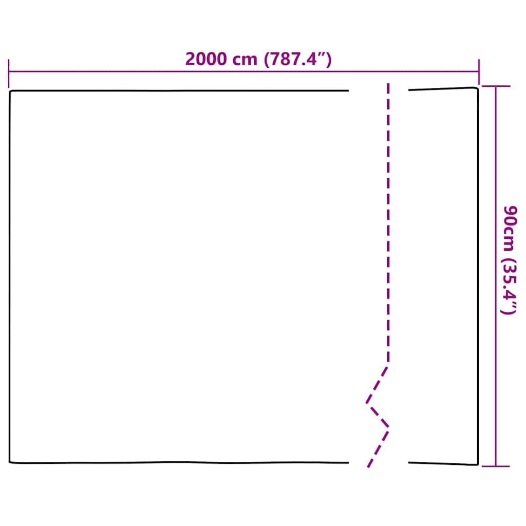 vidaXL Samoprzylepna Folia Okienna Biały matowy 90 x 2000 cm PVC