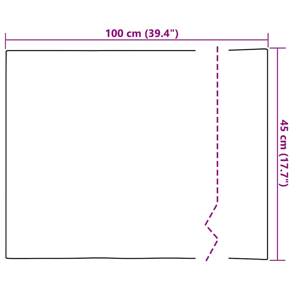 vidaXL Lustro samoprzylepne 45 x 100 cm 2 szt. srebrny PET