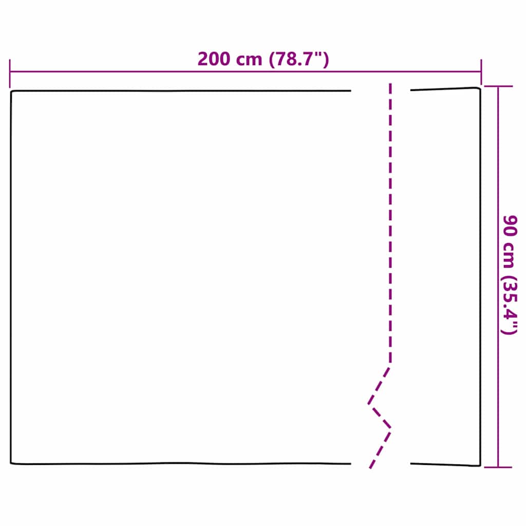 vidaXL Lustro samoprzylepne 90 x 200 cm 2 szt. srebrny PET