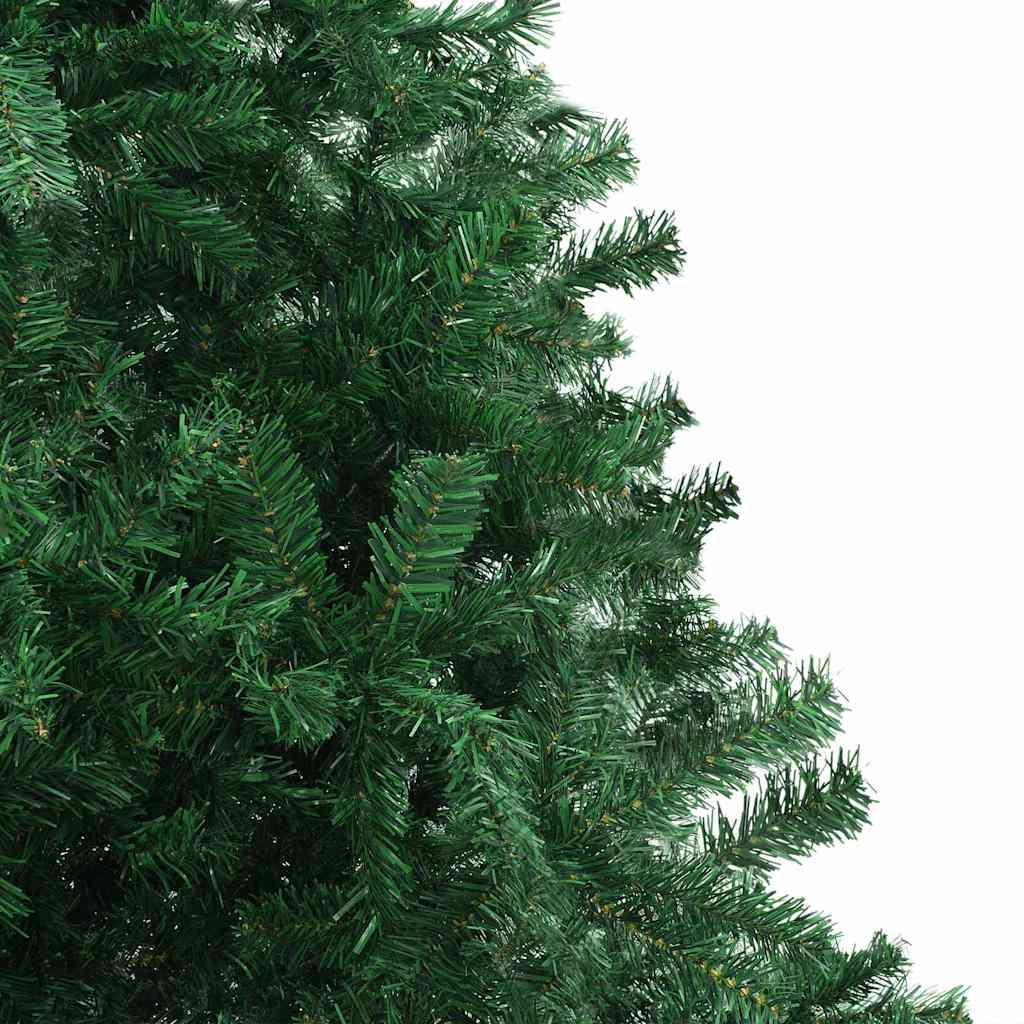 vidaXL Choinka Z dekoracyjnymi światłami strunowymi Zielony 400 cm PVC