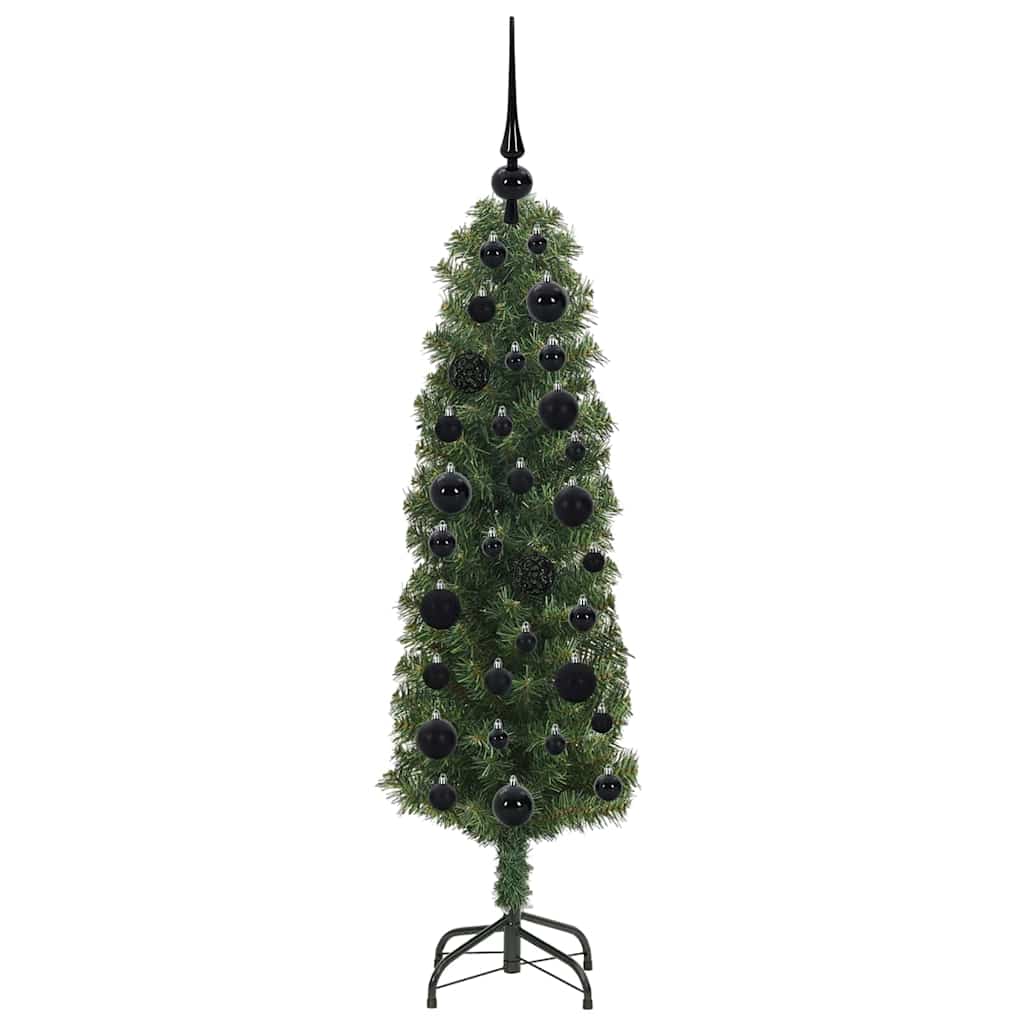 vidaXL Sztuczna choinka z podstawą Zielony 120 cm PVC, stal i plastik