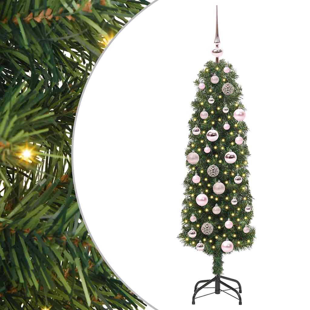 vidaXL Sztuczna choinka z podstawą Zielony 120 cm PVC, stal i plastik