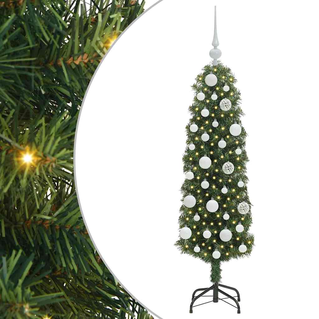 vidaXL Sztuczna choinka z podstawą Zielony 120 cm PVC, stal i plastik
