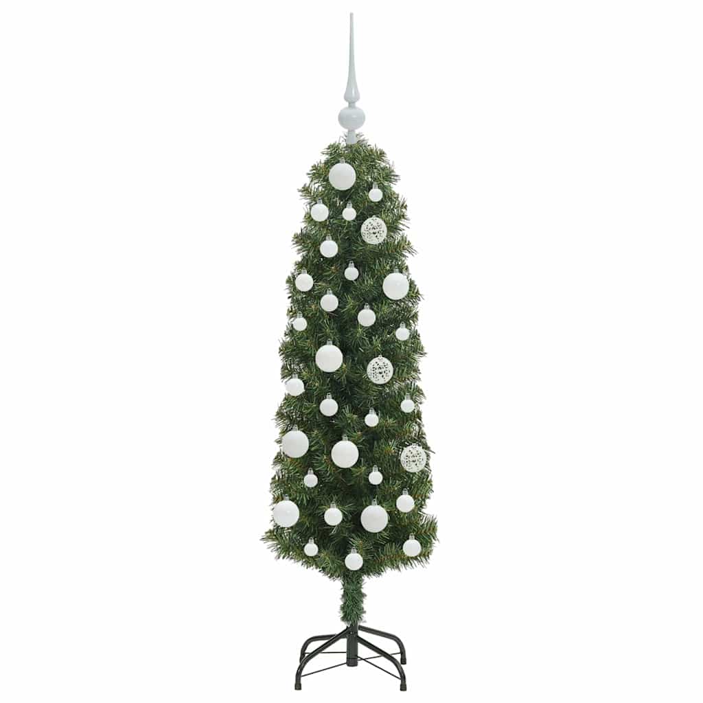 vidaXL Sztuczna choinka z podstawą Zielony 120 cm PVC, stal i plastik