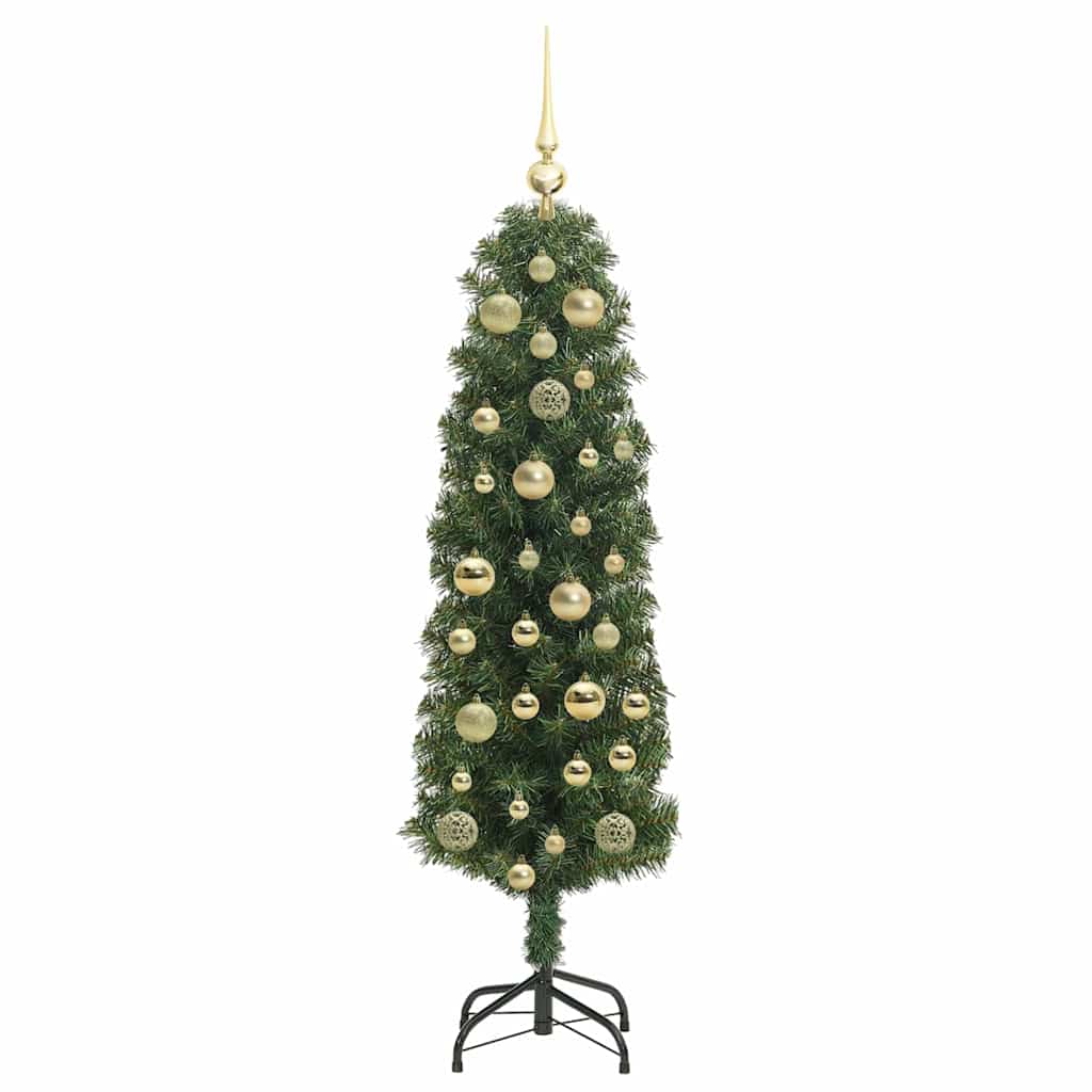vidaXL Sztuczna choinka z podstawą Zielony 120 cm PVC, stal i plastik