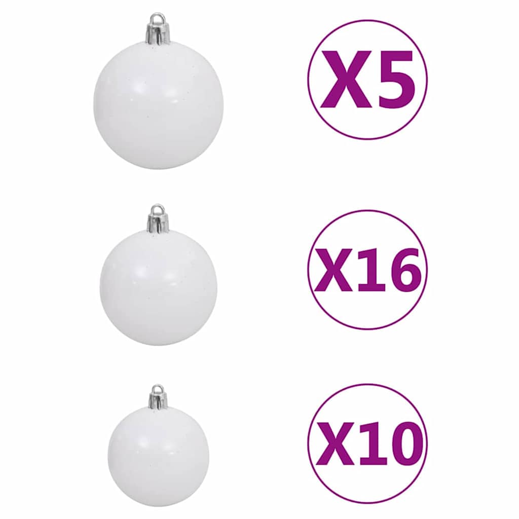 vidaXL Sztuczna choinka z podstawą Zielony 210 cm PVC, stal i plastik