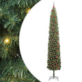vidaXL Sztuczna choinka z podstawą Zielony 300 cm PVC, stal i plastik