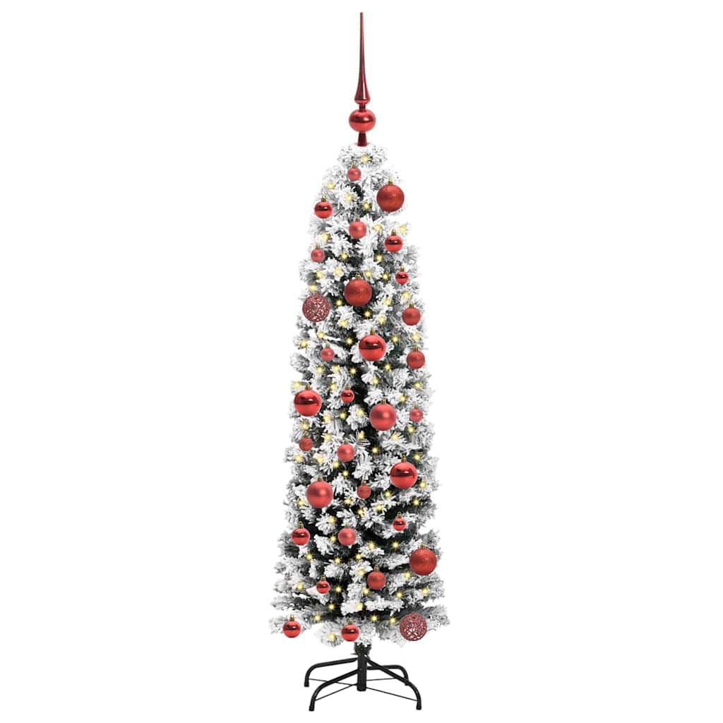 vidaXL Sztuczna choinka z podstawą Zielony 120 cm PVC, stal i plastik