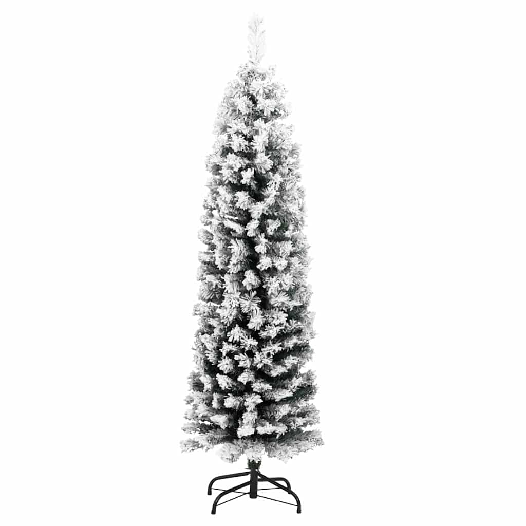vidaXL Sztuczna choinka z podstawą Zielony 120 cm PVC, stal i plastik