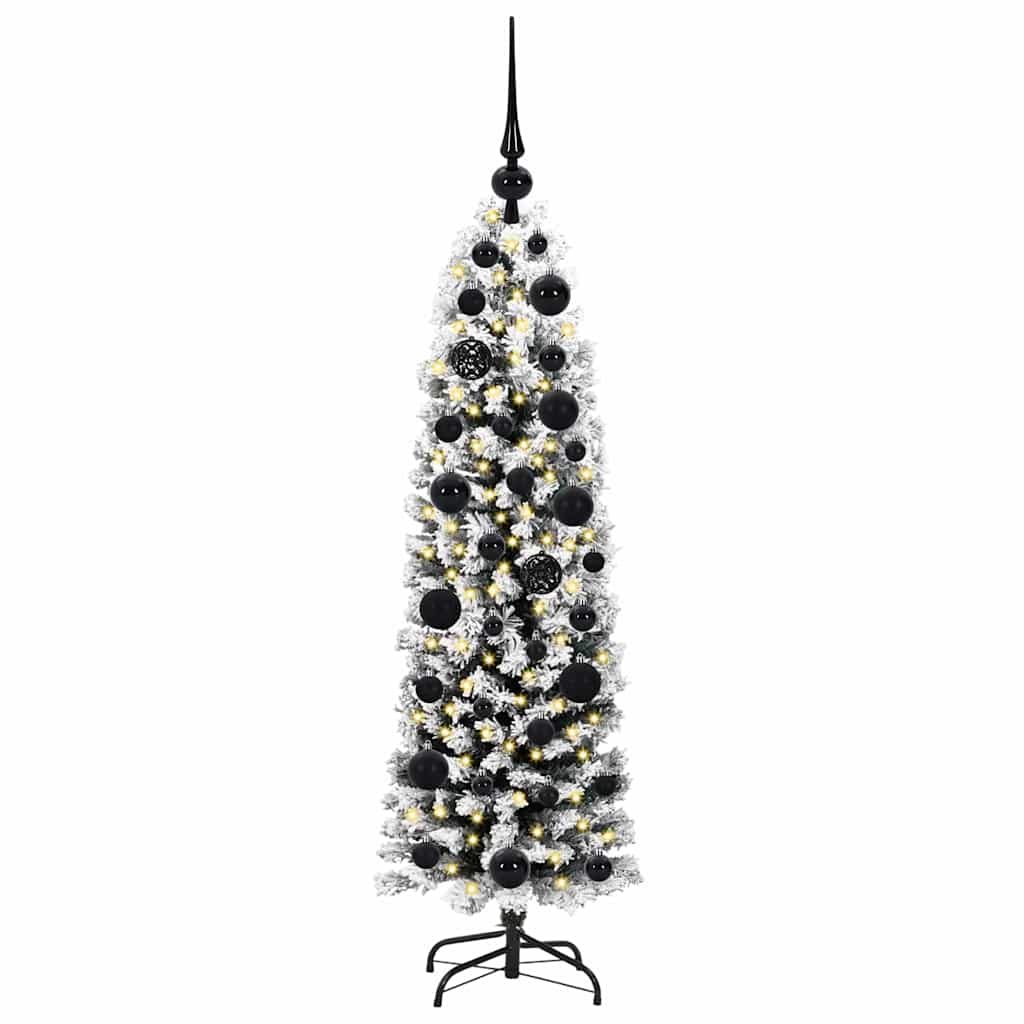 vidaXL Sztuczna choinka z podstawą Zielony 120 cm PVC, stal i plastik