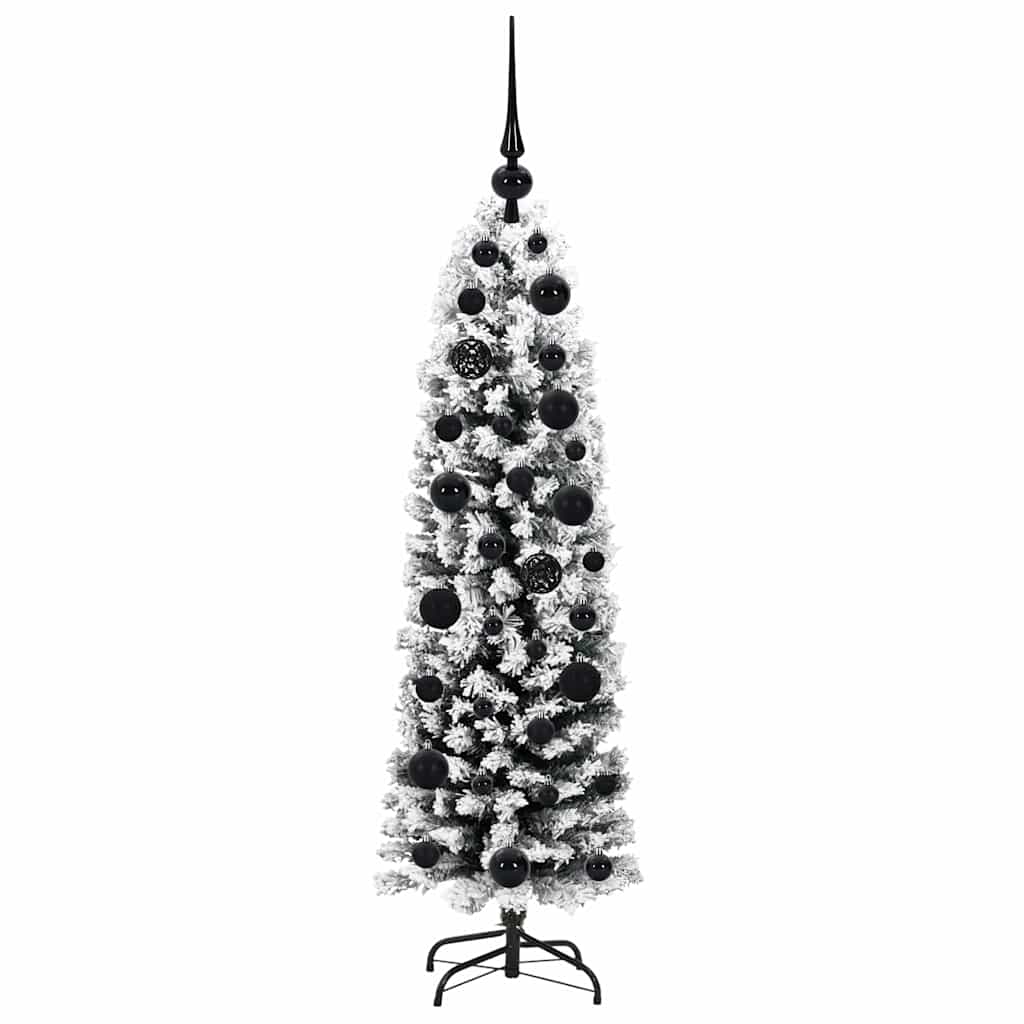 vidaXL Sztuczna choinka z podstawą Zielony 120 cm PVC, stal i plastik