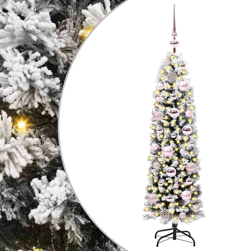 vidaXL Sztuczna choinka z podstawą Zielony 120 cm PVC, stal i plastik