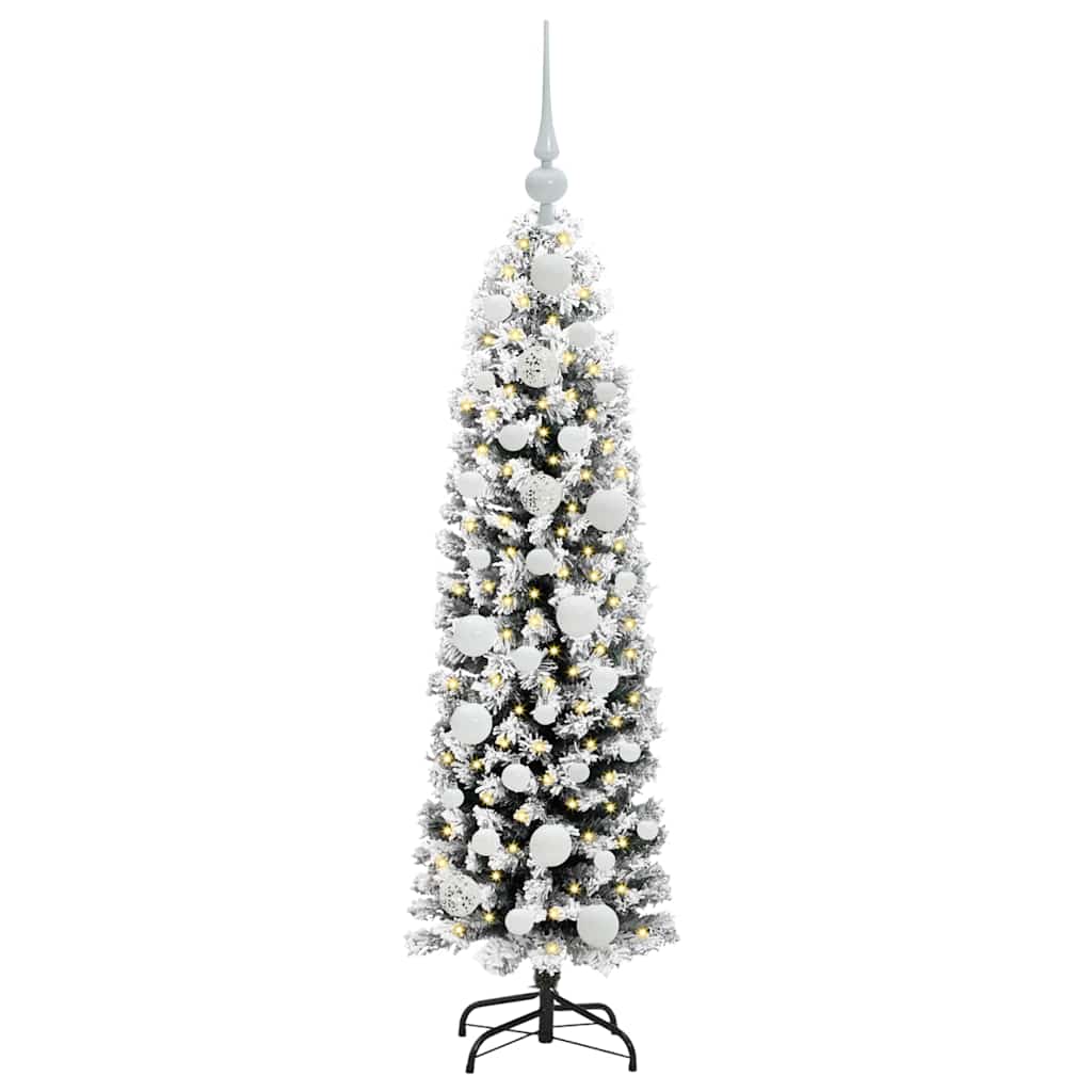 vidaXL Sztuczna choinka z podstawą Zielony 120 cm PVC, stal i plastik