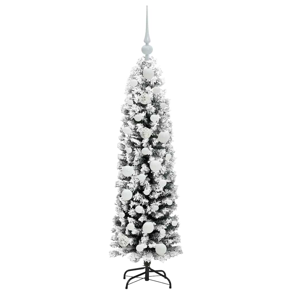 vidaXL Sztuczna choinka z podstawą Zielony 120 cm PVC, stal i plastik