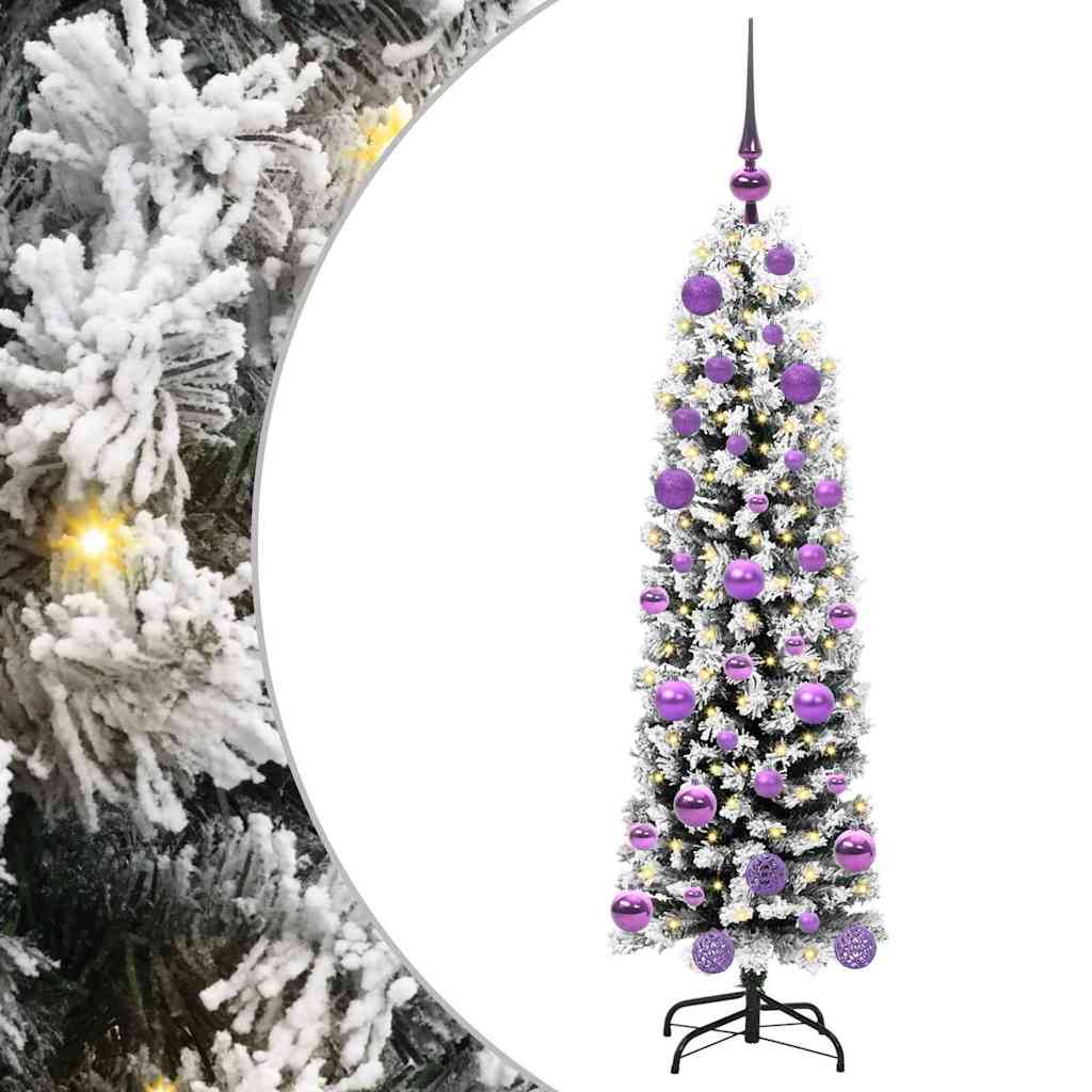 vidaXL Sztuczna choinka z podstawą Zielony 120 cm PVC, stal i plastik