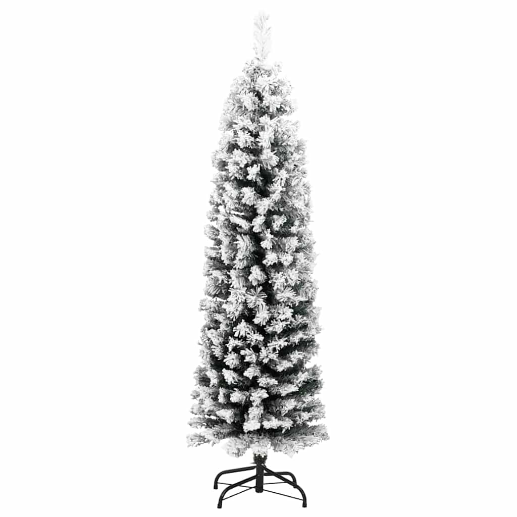 vidaXL Sztuczna choinka z podstawą Zielony 120 cm PVC, stal i plastik