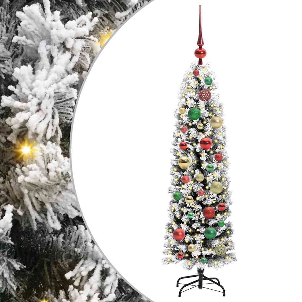 vidaXL Sztuczna choinka z podstawą Zielony 120 cm PVC, stal i plastik