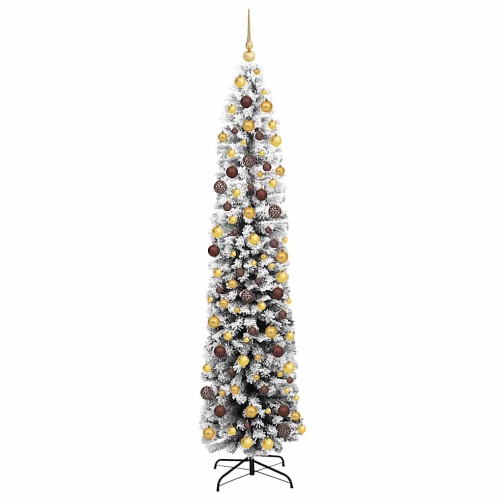 vidaXL Sztuczna choinka z podstawą Zielony 180 cm PVC, stal i plastik