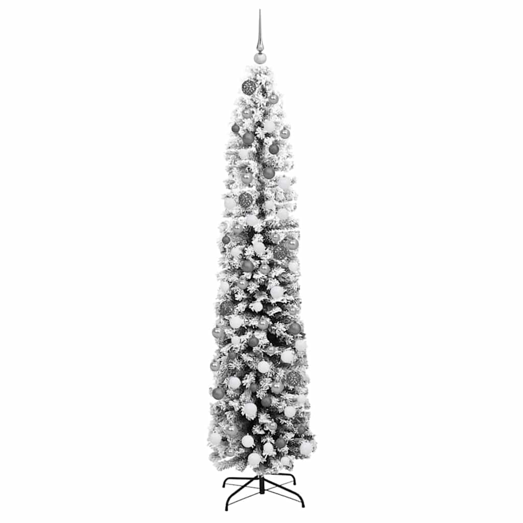 vidaXL Sztuczna choinka z podstawą Zielony 180 cm PVC, stal i plastik