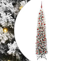 vidaXL Sztuczna choinka z podstawą Zielony 180 cm PVC, stal i plastik
