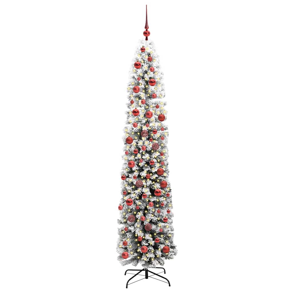 vidaXL Sztuczna choinka z podstawą Zielony 180 cm PVC, stal i plastik