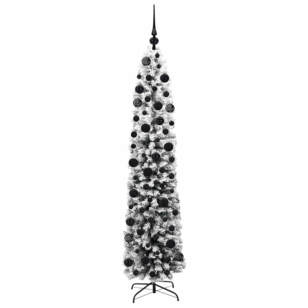 vidaXL Sztuczna choinka z podstawą Zielony 180 cm PVC, stal i plastik