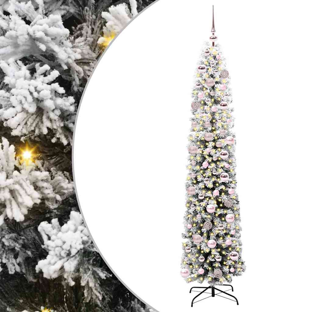 vidaXL Sztuczna choinka z podstawą Zielony 180 cm PVC, stal i plastik