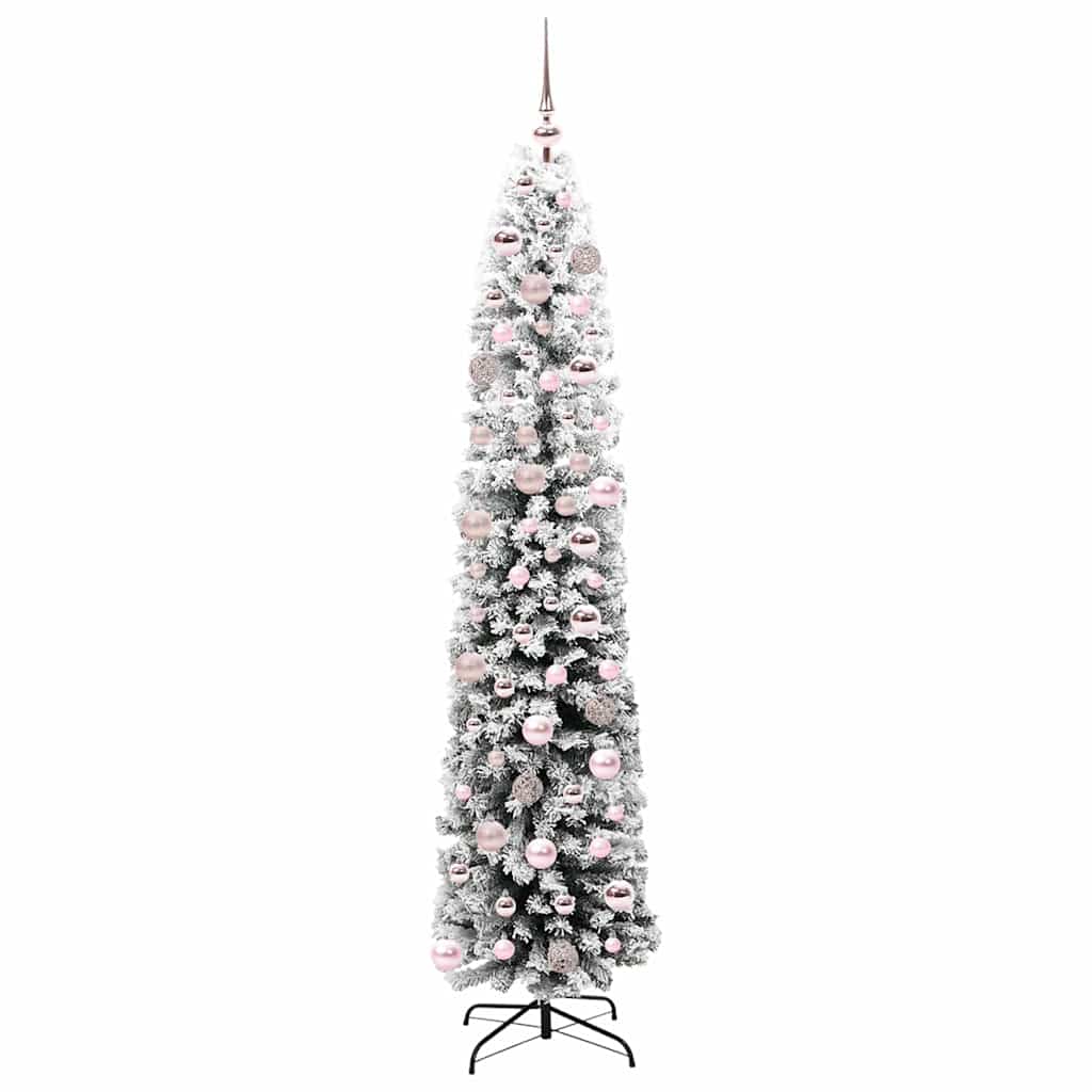 vidaXL Sztuczna choinka z podstawą Zielony 180 cm PVC, stal i plastik