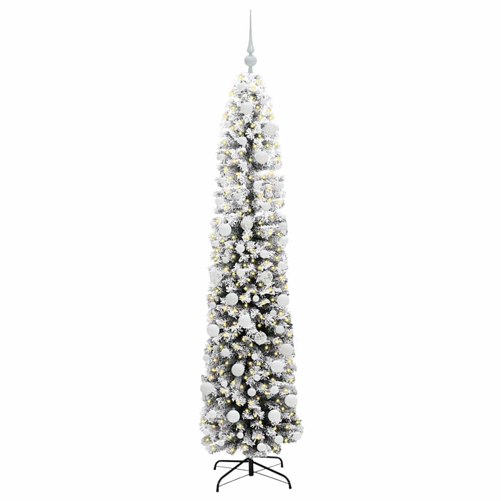 vidaXL Sztuczna choinka z podstawą Zielony 180 cm PVC, stal i plastik