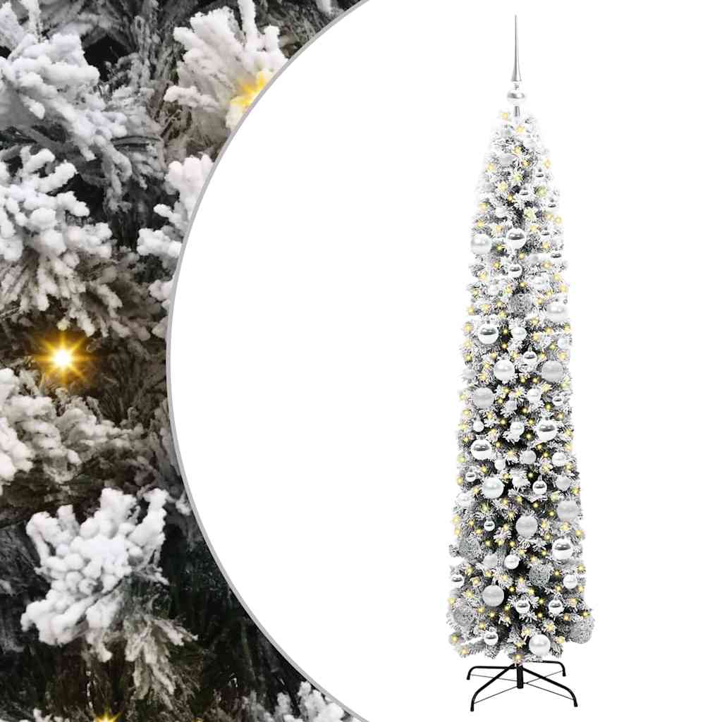 vidaXL Sztuczna choinka z podstawą Zielony 180 cm PVC, stal i plastik