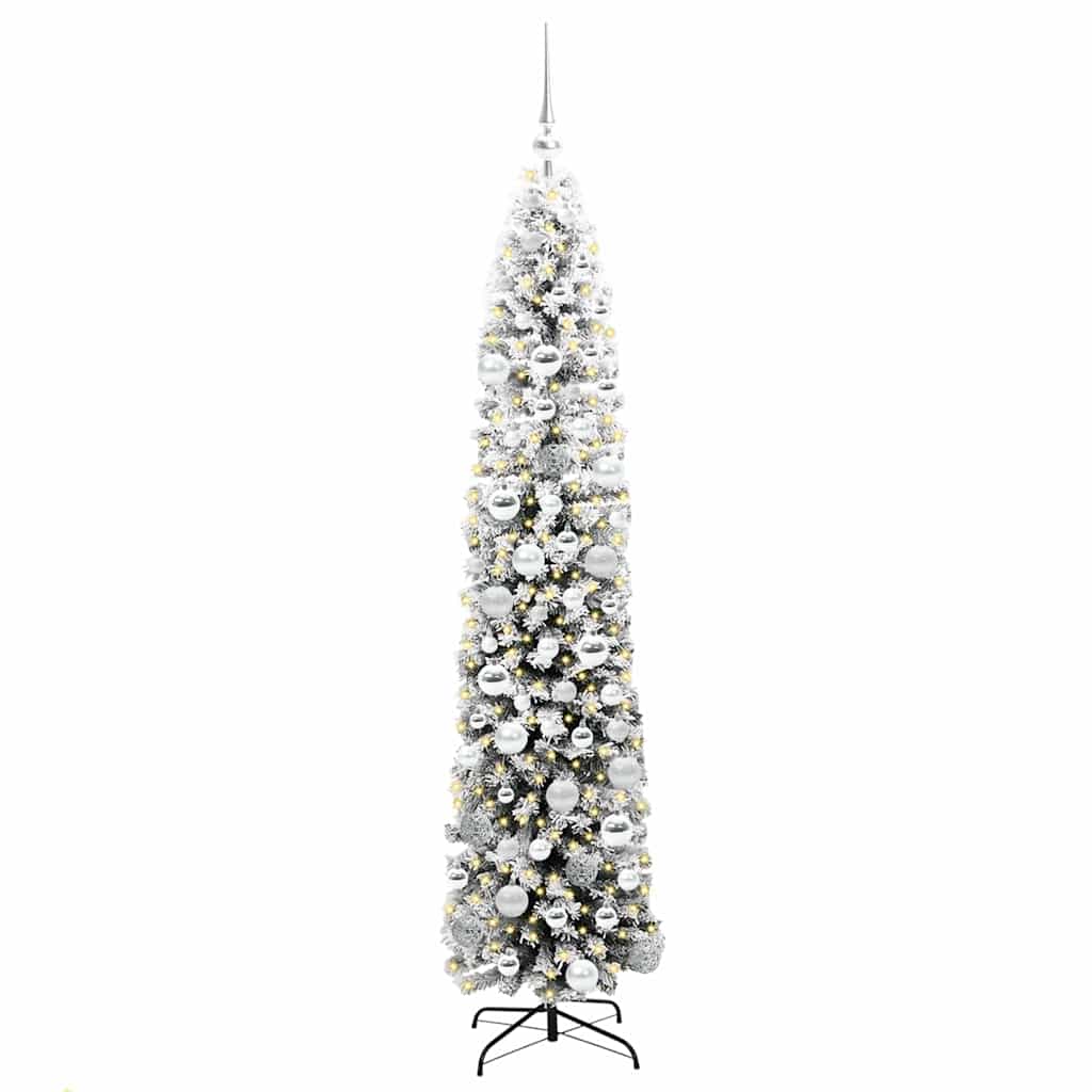 vidaXL Sztuczna choinka z podstawą Zielony 180 cm PVC, stal i plastik