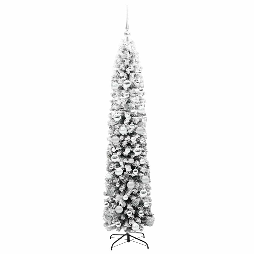 vidaXL Sztuczna choinka z podstawą Zielony 180 cm PVC, stal i plastik