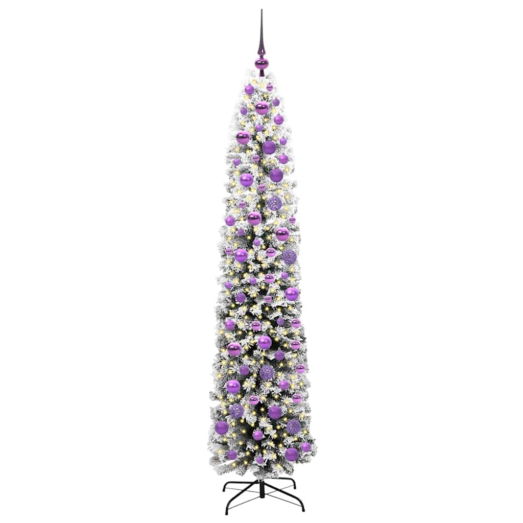 vidaXL Sztuczna choinka z podstawą Zielony 180 cm PVC, stal i plastik