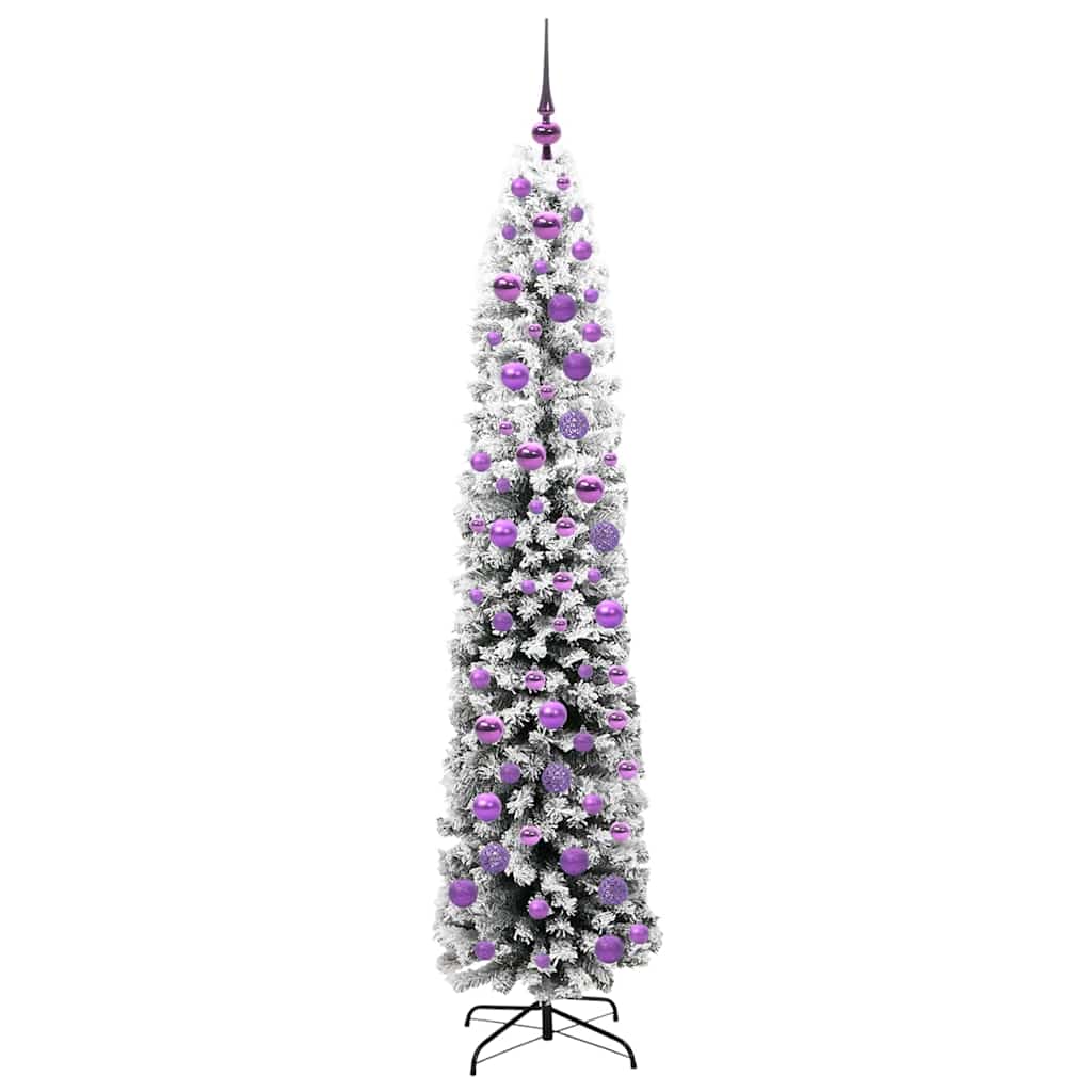 vidaXL Sztuczna choinka z podstawą Zielony 180 cm PVC, stal i plastik