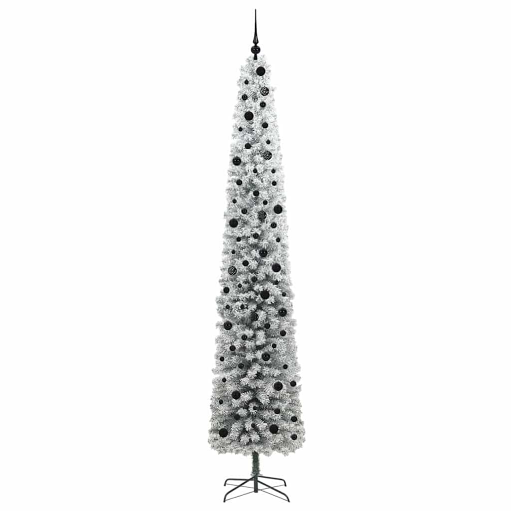 vidaXL Sztuczna choinka z podstawą Zielony 300 cm PVC, stal i plastik